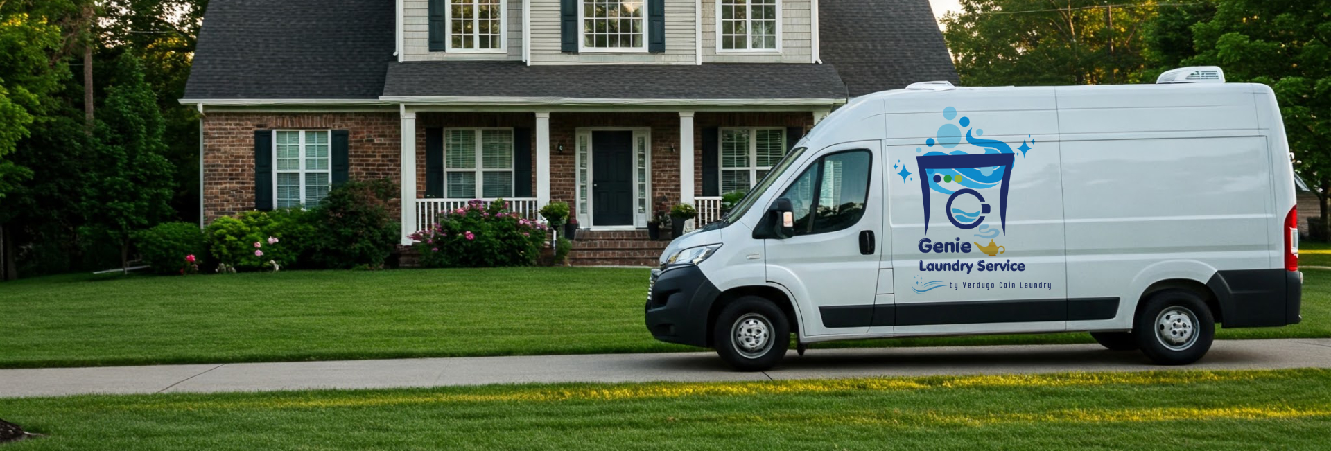 Genie Laundry Delivery Van 1920X650